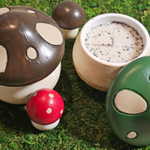 Mushroom Jar Candle