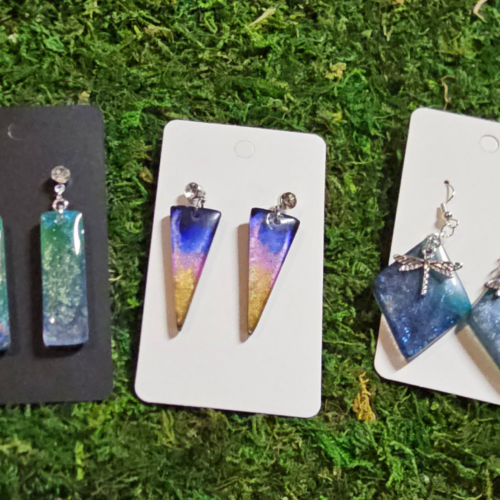 Enchanted Resin Earrings