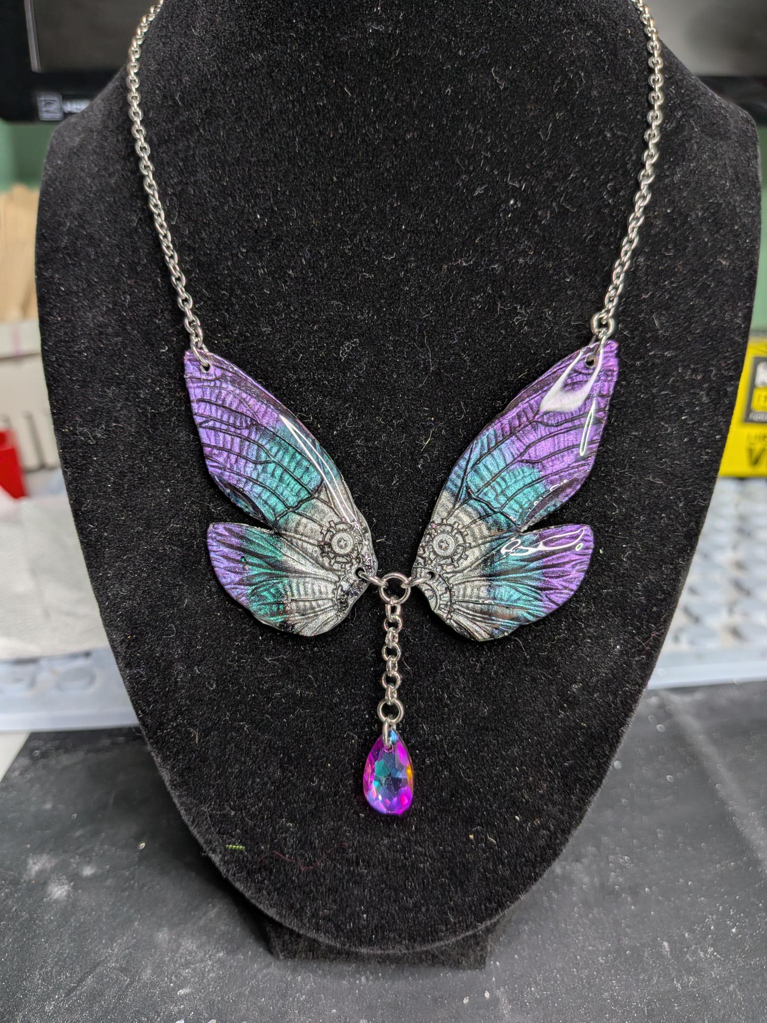 Mystic Gearwork Wing Necklace