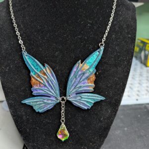 Aurora Fae Wing Necklace
